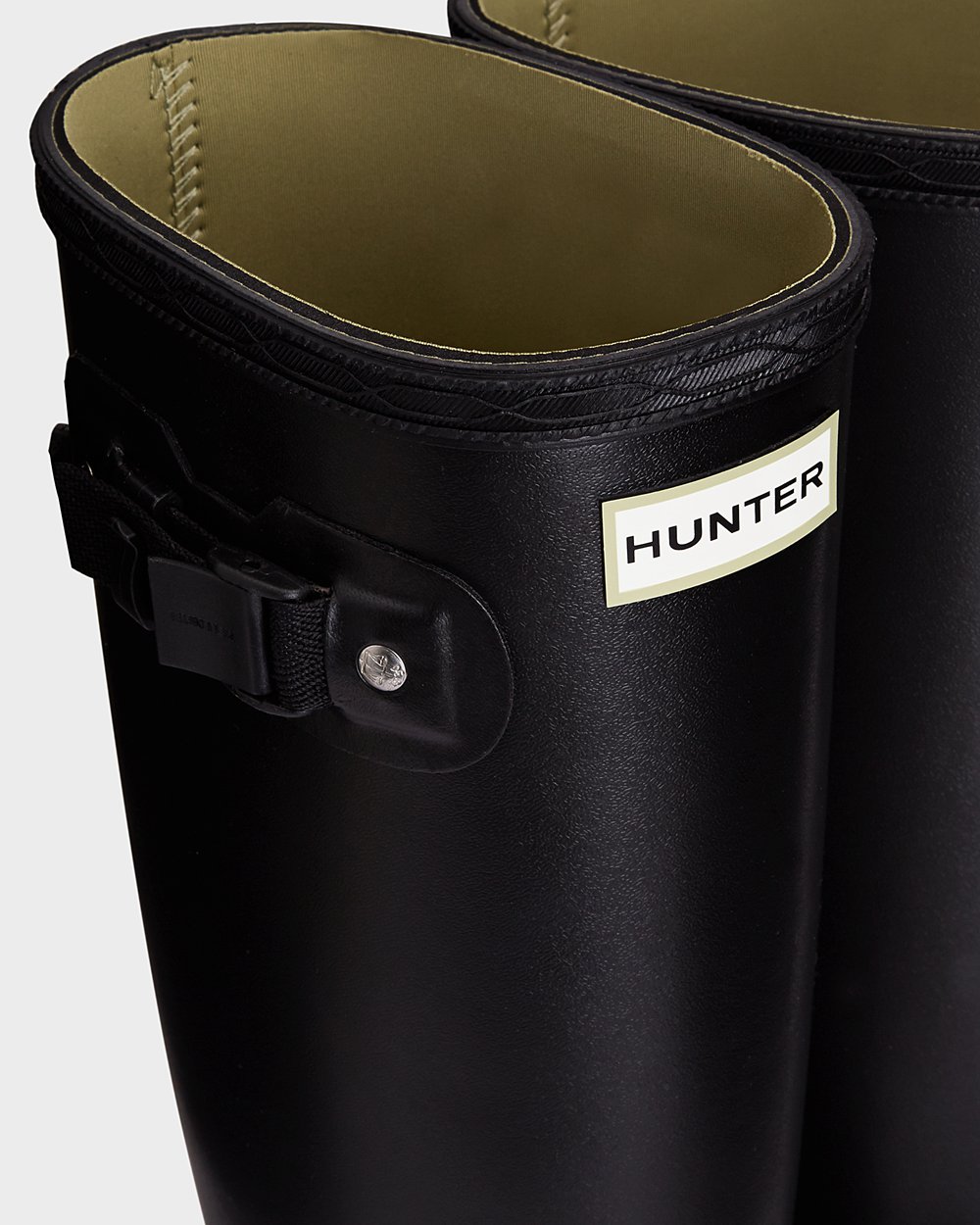 Botas De Altas Norris Field Neoprene Lined Hunter Mujer - Negros - 637810QBI